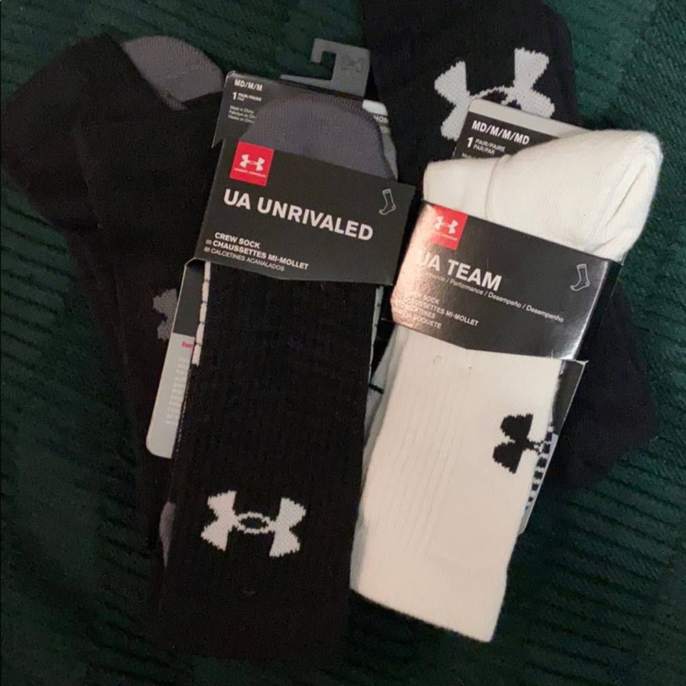 Batch of New Under Armour Athletic Socks